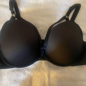 Torrid Bra 42C- Black Padded Bra with Strappy Front Detail